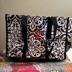 Thirty-One Black and White Totes with Classic Design